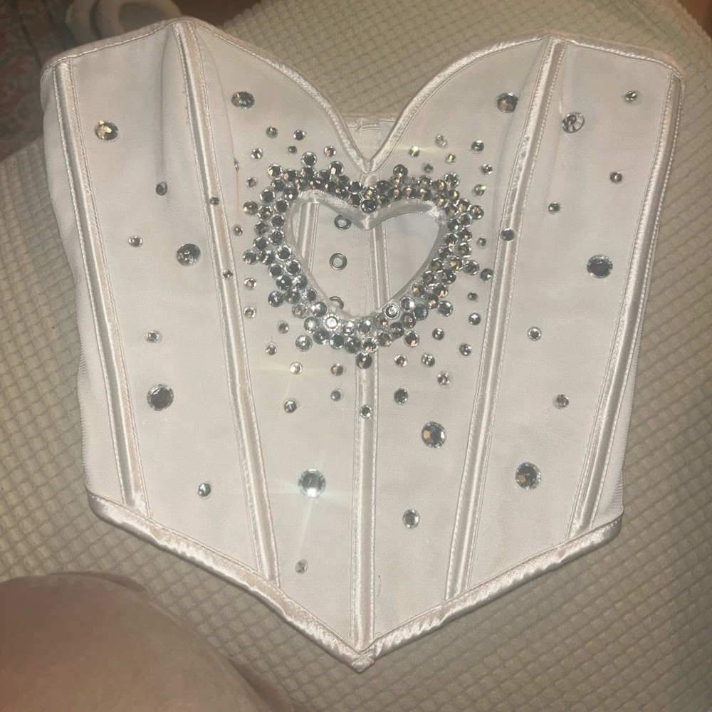 Sabrina Carpenter Corset Heart Cutout Corset Halloween